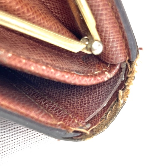 LOUIS VUITTON Monogram Porte Monnaie Viennois Bifold KissLock Wallet Authentic - Picture 10 of 14